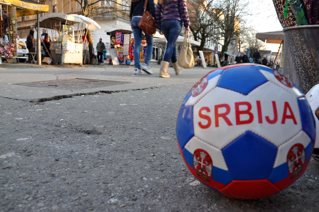 Banjalučani gledaju utakmicu Hrvatska - Srbija