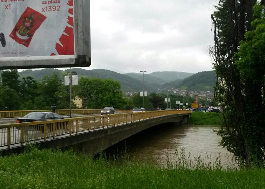 Banjaluka, most u naselju Rebrovac (foto: Twitter)