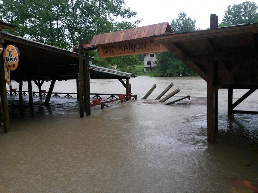 Rafting centar Kanjon u Karnovcu, Banjaluka (foto: Twitter)