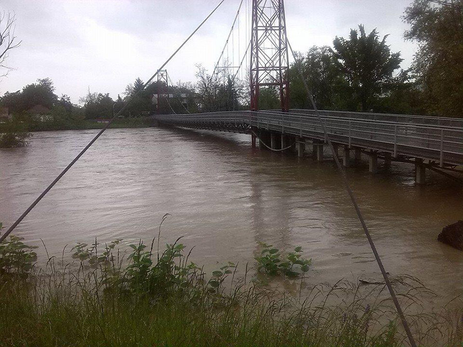 Banjaluka, most u naselju Česma (foto: Twitter)