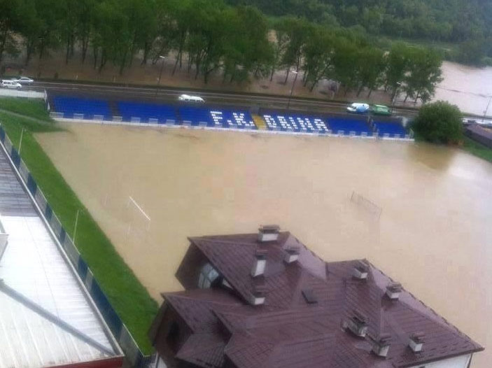 Stadion FK Drina u Zvorniku  (Twitter/Aleksandar_MCZ)