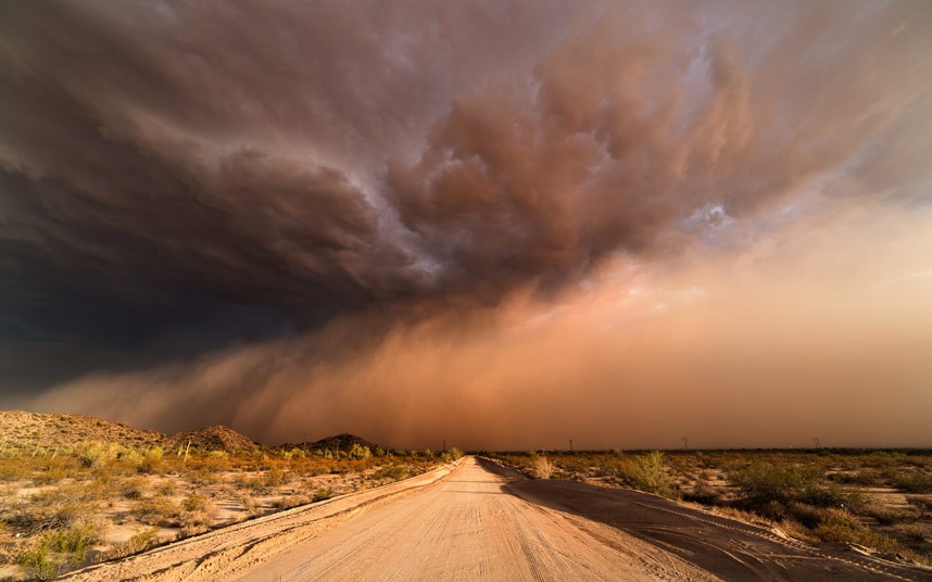 Pješčana oluja u Arizoni, (SAD)...