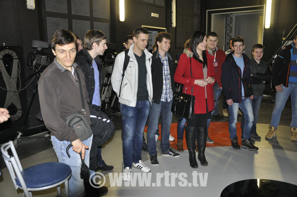Posjeta studenata Elektrotehničkog fakulteta u Banjaluci RTV domu, u okviru nastavnog predmeta Vještina komunikacije, nastavna jedinica Organizacija Јavnog RTV servisa RS.