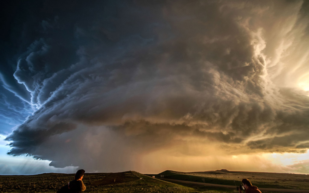 "Lovac na oluje" Valentina Abinanti u trenutku formiranja olujnog oblaka u Oklahomi, SAD...  (Foto: Valentina Abinanti/Media Drum)