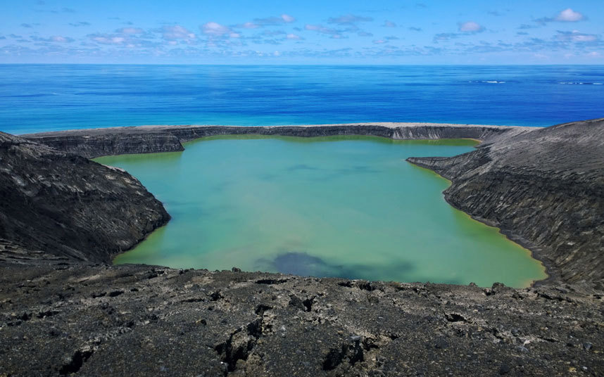 U vulkanskoj erupciji na Tongu nastalo je novo ostrvo (foto: GP Orbassano)