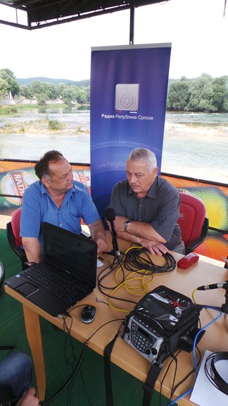 Kolega Dragan Bera(lijevo) i dr Drago Todić, geograf i istoričar