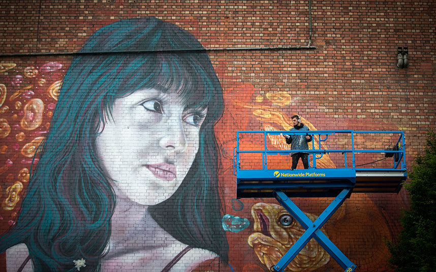 "Upfest" najveći evropski besplatni festival ulične umjetnosti i grafita      (Foto:Getty)