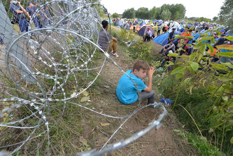 Izbjeglice na Horgošu (foto:D.Dozet