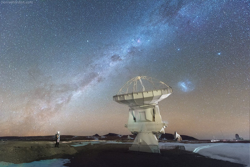 Tokom posjete Atakami, Kordan je uspio da uradi i nekoliko fotografija ALMA interferometra i njegovih radio teleskopa.(Foto:sputniknews.com/Daniel Kordan)
