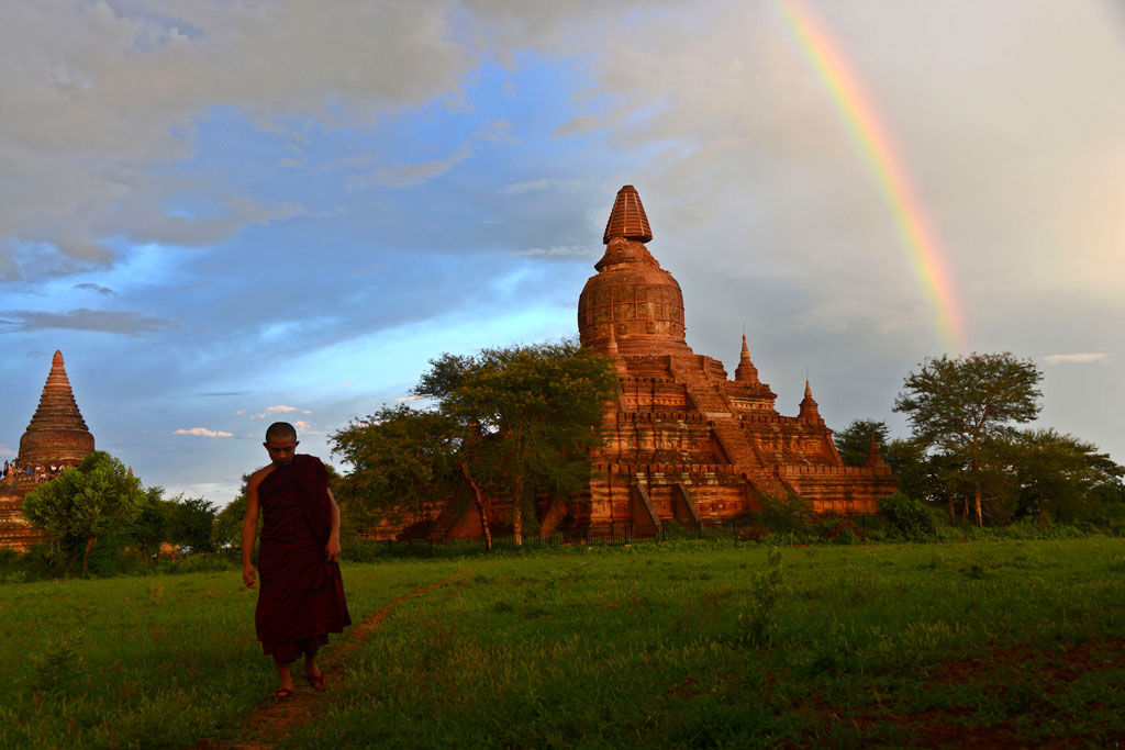 Drevna tvrđava u Baganu, Mjanmar... (Foto: epa/Naing Tun Win)