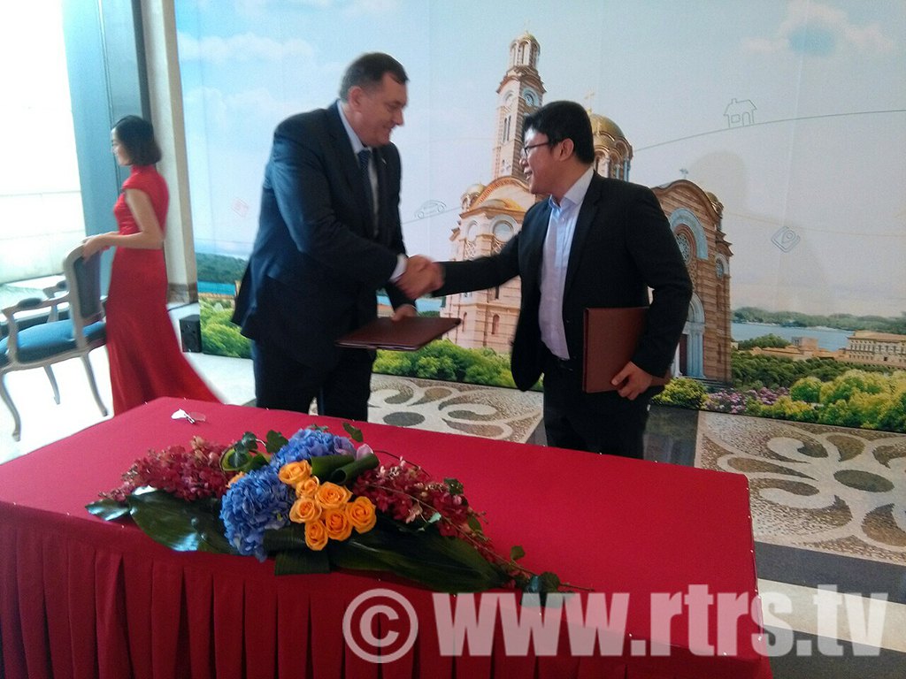 Dodik u Pekingu: Potpisan Sporazum o strateškom partnerstvu Srpske i kompanije "Huavei"