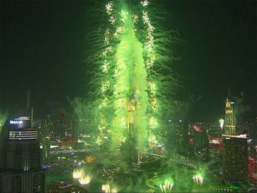 Doček Nove godine u Dubaiju
