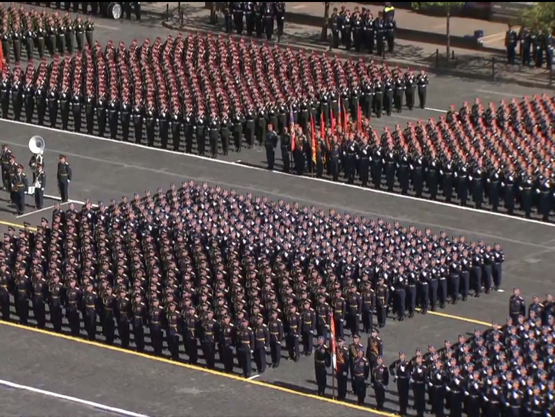Moskva - generalna proba vojne parade