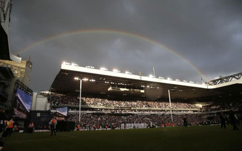 Duga iznad stadiona Totenhema (Foto:AFP/telegraph.co.uk)