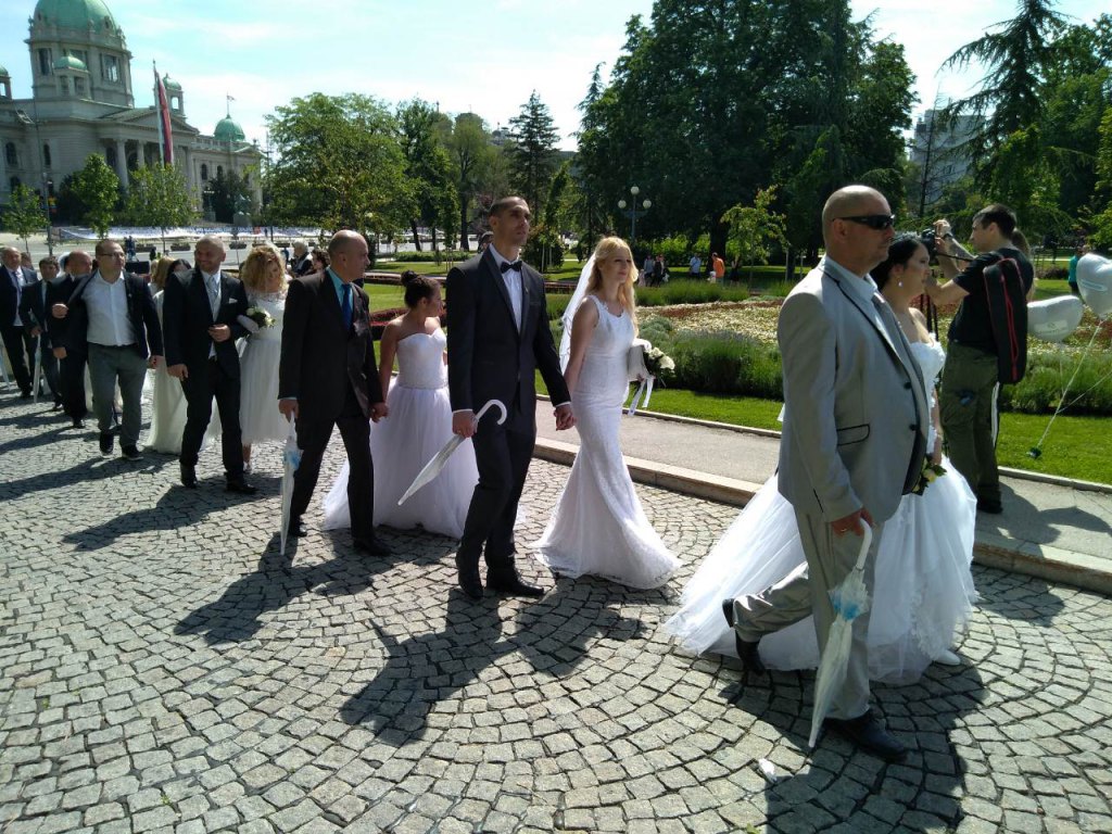 Kolektivno vjenčanje u Beogradu