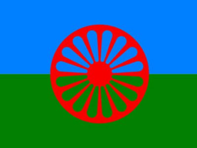 Romska zastava (ilustracija) - 