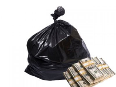 Novac u vreći za smeće (ilustracija) - Foto: RTRS