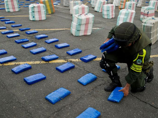 Kolumbija: Zapljena kokaina (arhiva) - 