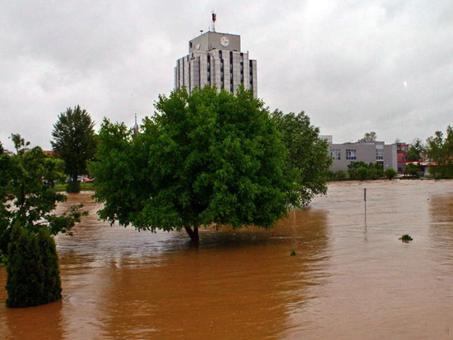 Poplavljeni Prijedor - Foto: RTRS