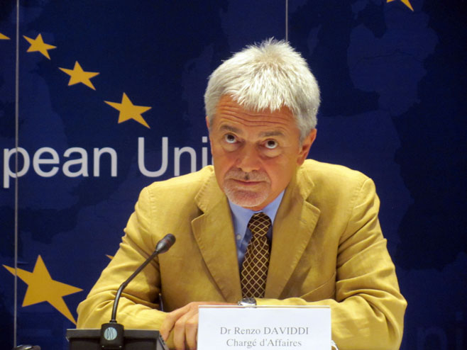 Otpravnik poslova Delegacije EU u BiH Renco Davidi. - Foto: SRNA