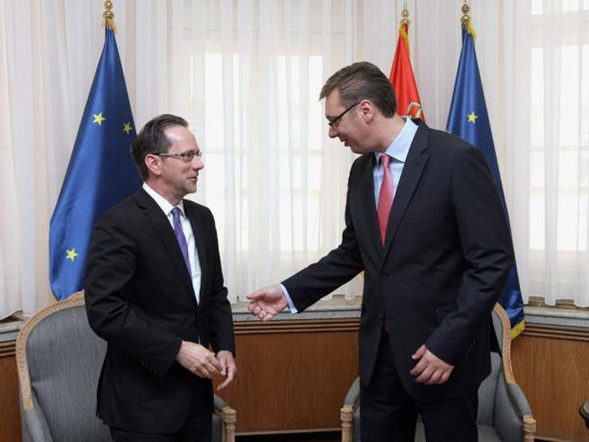 Klint Vilijamson i Aleksandar Vučić - Foto: TANЈUG