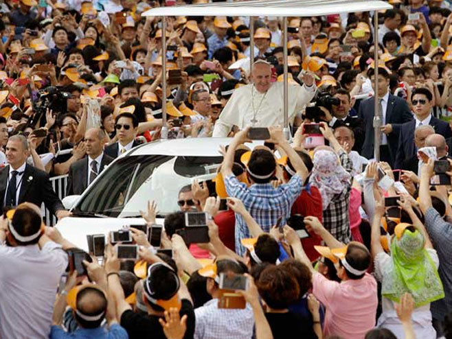 Papa Franjo u Јužnoj Koreji - Foto: AP