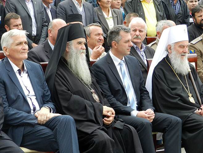 Njegova svetost patrijarh srpski Irinej u Bosanskom Grahovu - Foto: SRNA