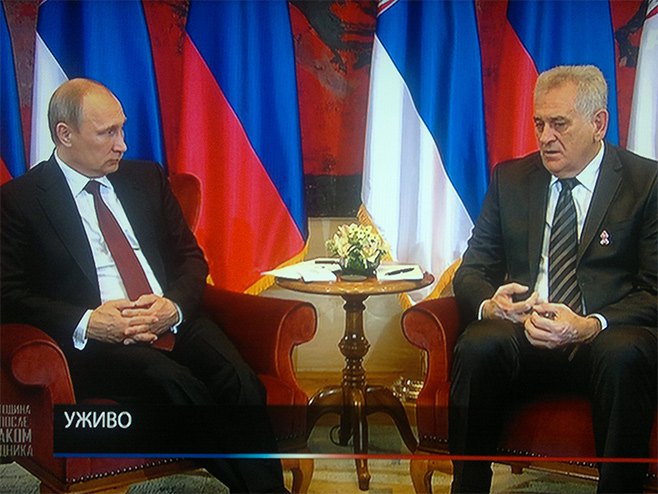 Vladimir Putin i Tomislav Nikolić (arhiv) - Foto: RTS