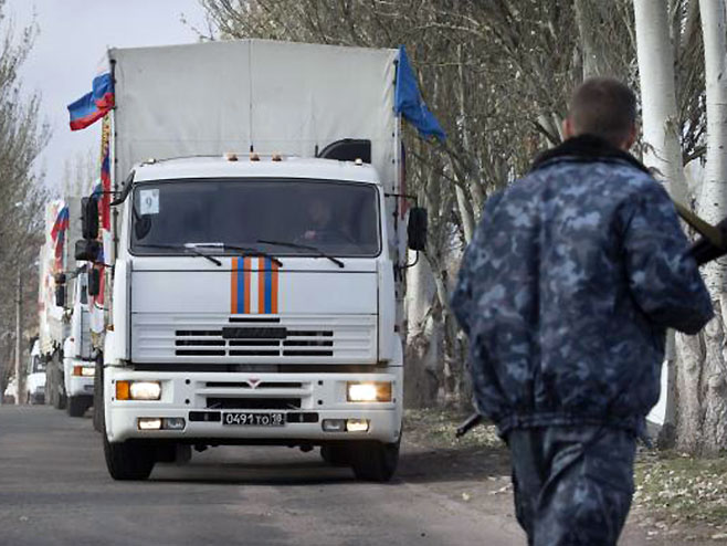 Konvoj ruske humanitarne pomoći - Foto: AP
