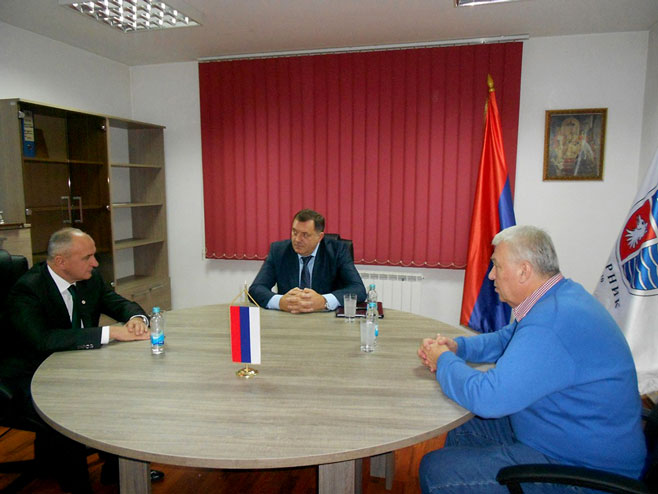 Dodik, Đokić i Pavić (arhiv) - Foto: SRNA