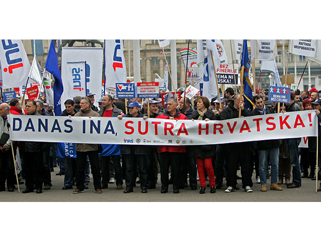 Protesti u Zagrebu - Foto: Cropix
