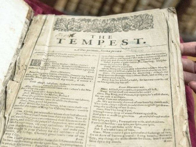 Šekspirov "Prvi Folio" - Foto: AFP