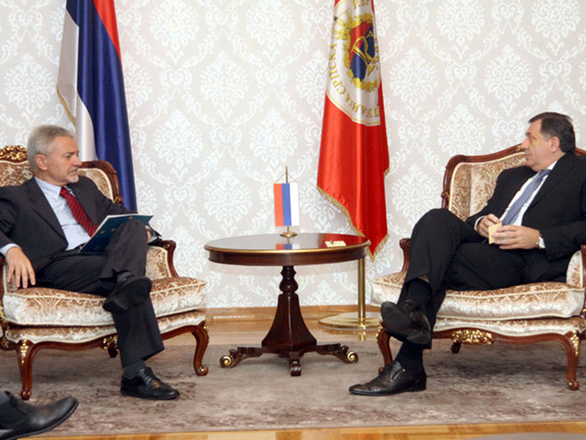 Milorad Dodik i Renco Davidi - Foto: SRNA