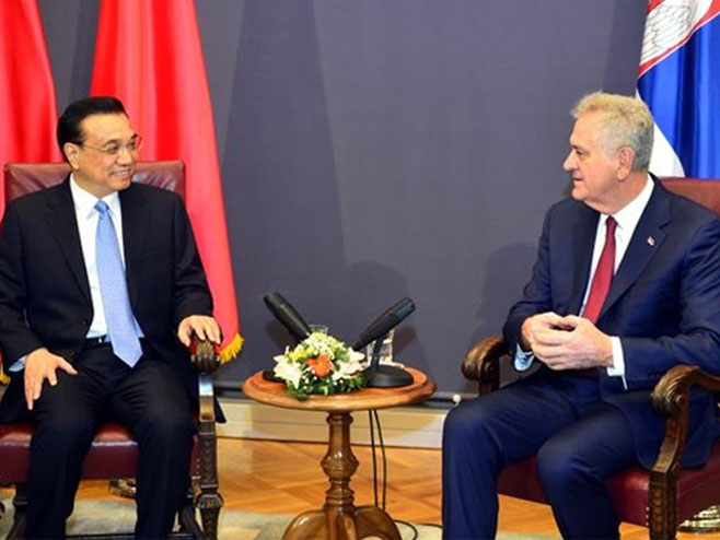 Predsjednik Srbije Tomislav Nikolić i kineski premijer Li Kećang - Foto: TANЈUG