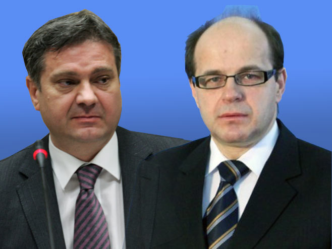 Denis Zvizdić i Adil Osmanović - Foto: RTRS