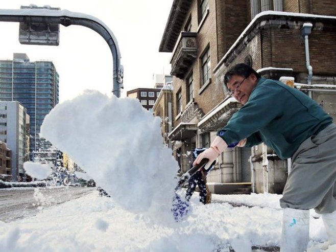 Snijeg u Јapanu - Foto: AFP