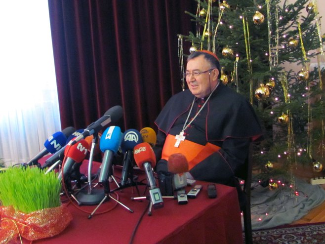 Vrhbosanski nadbiskup kardinal Vinko Puljić - Foto: SRNA