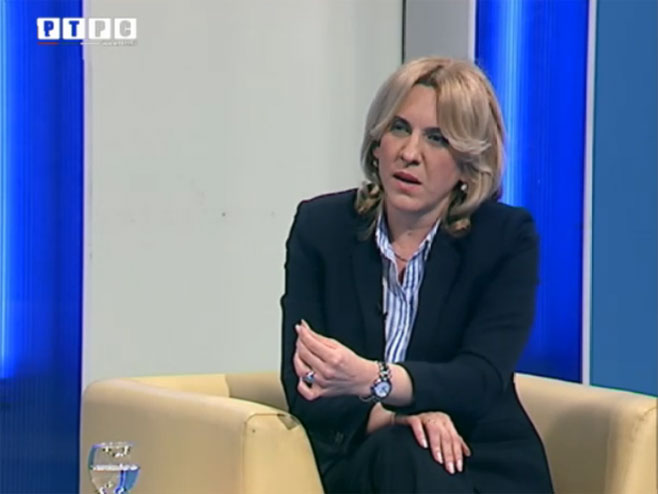 Željka Cvijanović, predsjednica Vlade RS - emisija "Aktuelno" - Foto: RTRS