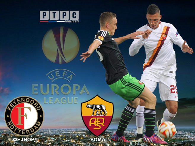 Liga Evrope: Fejnord - Roma - Foto: RTRS