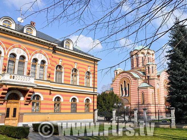 Vladičanski dvor i crkva Svete Trojice u Banja Luci - Foto: RTRS