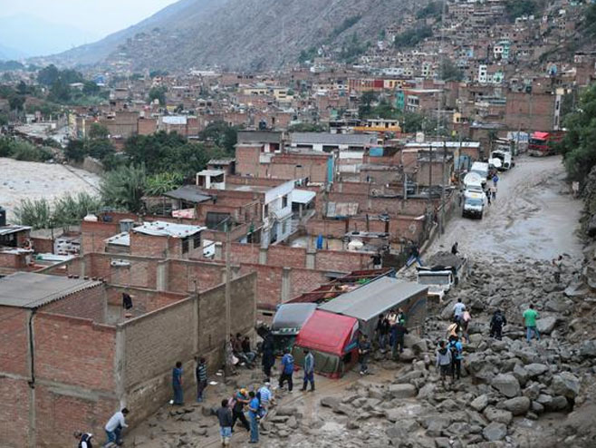 Peru - klizište - Foto: Beta/AP