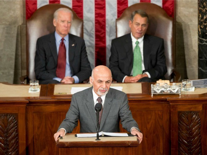 Avganistanski predsjednik Ašraf Gani u američkom Kongresu - Foto: AP