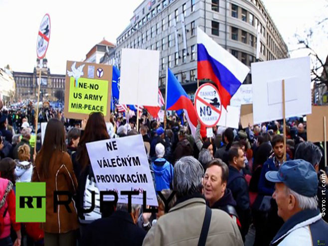 Češka: Protesti - Foto: RT