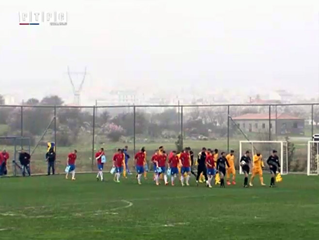 Mlada fudbalska reprezentacija Srpske u Grčkoj sa Asterasom - Foto: RTRS