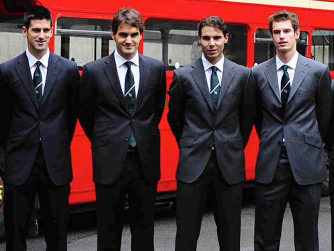 Novak Đoković, Rodžer Federer, Rafael Nadal i Endi Marej (FOTO: funny-pictures.picphotos.net) - 