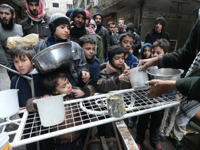 Sirija: Palestinski izbjeglički logor Јarmuk - Foto: AFP