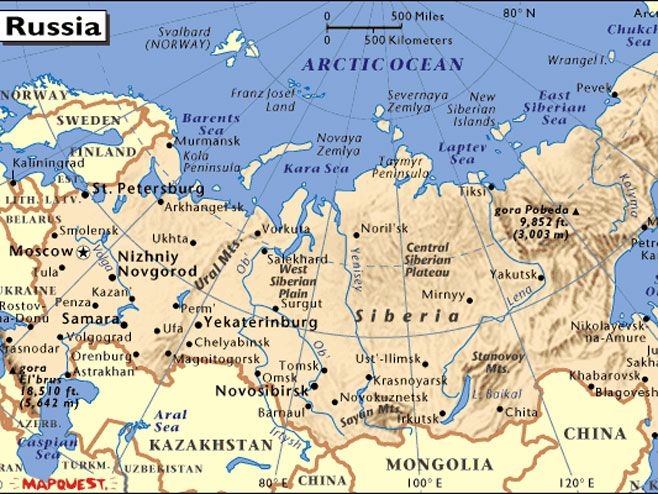 rusija mapa Rusija: Uhapšen islamista, namjeravao da aktivira bombu u vozu rusija mapa