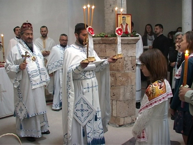 Sveta arhijerejska liturgija u Prebilovcima - Foto: SRNA