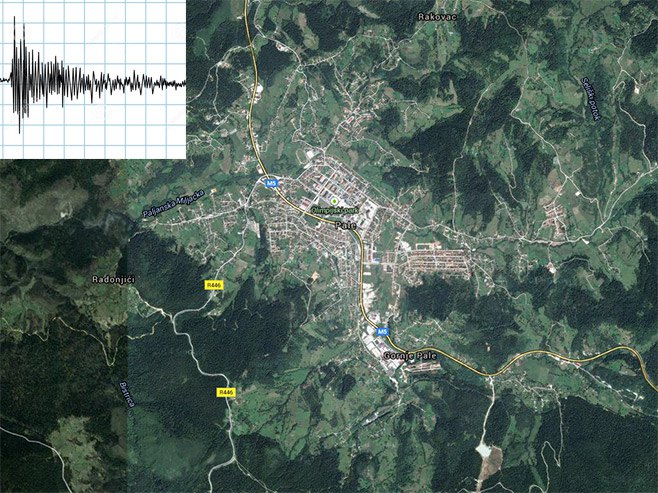 Zemljotres u Palama (ilustracija) - Foto: RTRS