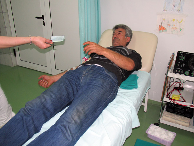 Višegrad - Dobrodovoljno davanje krvi - Foto: SRNA